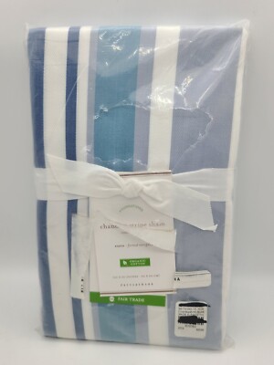 Pottery Barn Chandler Stripe Euro Sham, NEW, 26 X 26-image