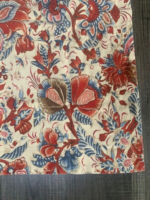 Pottery Barn Jordan Palampore Euro Pillow Sham Jacobean Floral Linen Blend. Nice-image