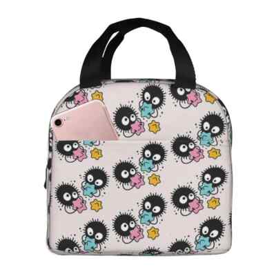Soot Studio Ghibli Lunch Bags Insulated Bento Lunch Tote Picnic Bags Thermal Bag-image