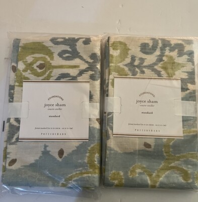 2 New Pottery Barn Joyce Sham Standard-image