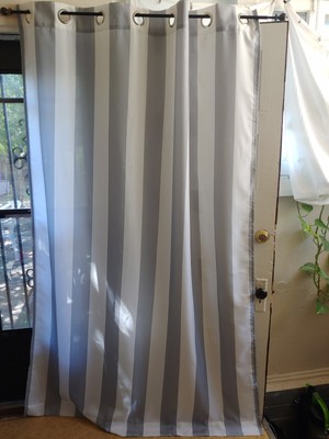 Window Curtain Gray & White 3.5
