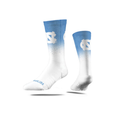 Strideline North Carolina Tar Heels NCAA Licensed Crew Socks - Dip Dye-image