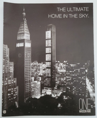 One Madison Park Condominiums NYC Fold-Out Brochure Interview Mag 2007/2008-image