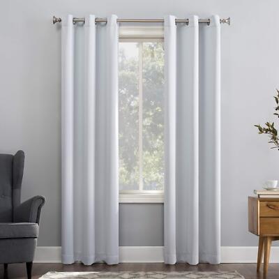 Sun Zero Easton Energy Saving Blackout Grommet Curtain Panel 40