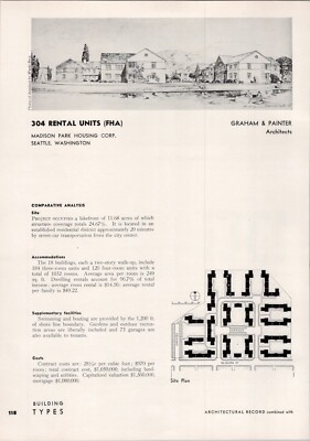 1938 Article * Madison Park Housing Corp Seattle WA * Graham & Painter Architect-image