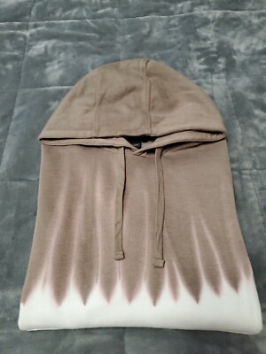 NEW: Richer Poorer Recycled Pullover L/S Hoodie Warm Grey Dip Dye Mens SZ S-image