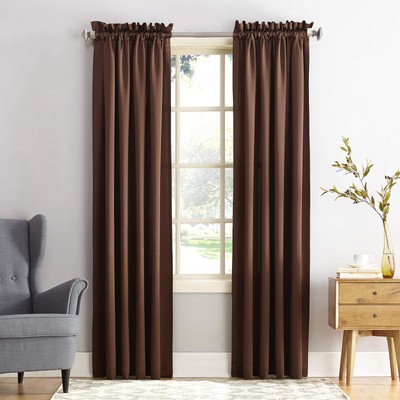 Barrow Energy Efficient Rod Pocket Curtain Single Panel-image