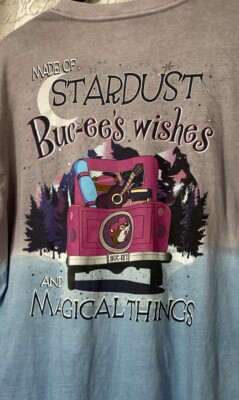 BUC-EE’S Fall 2023 Made Of Stardust Dip Dye Short Sleeve T-Shirt Size XL-image