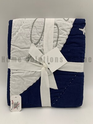 Pottery Barn Kids Solar System Glow-in-Dark Sham Navy Multi Standard #9994U-image