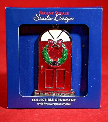 REGENT SQUARE STUDIO DESIGN FIRST CHRISTMAS 2016 Glows In Dark Holiday ORNAMENT -image