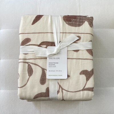 Pottery Barn MONTROSE SUZANI King Duvet Cover Sold Out NWT-image