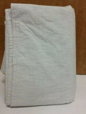 Pottery Barn Spencer Washed Organic Cotton Duvet Bed Cover TWIN Heathered Gray-image