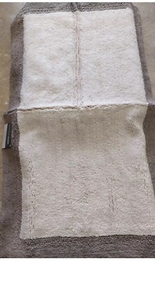 Madison Park Bath Rug 27in W x 45in L Made Of Cotton Tufted Tan/Beige-image
