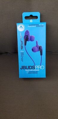 JLab JBuds Pro Signature Earbuds Earphones with Music Control Universal Mic-image