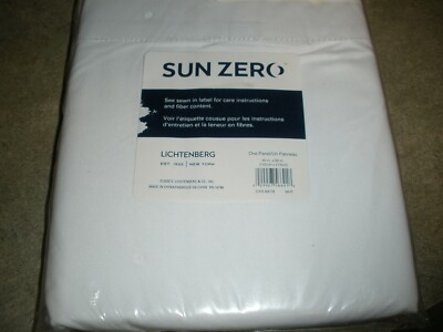 NEW Sun Zero Cyrus Thermal Blackout Back Tab One Curtain Panel 40