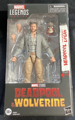 Hasbro Marvel Legends Deadpool & Wolverine HEADPOOL With Marvels Logan 6