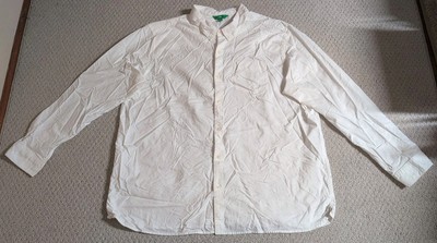 Dip Mens XX Large Tall White 100% Cotton Long Sleeve Button Up Dress Shirt 24-image