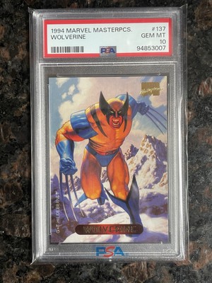1994 Marvel Masterpieces Wolverine #137 PSA 10 GEM MINT-image