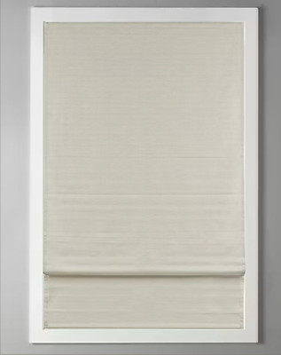 MADISON PARK LEIGHTON CORDLESS ROOM DARKENING ROMAN SHADE 31