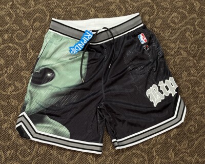 Men’s Rip N Dip Shorts We Come In Peace Basketball Shorts Alien Size L NWT🔥-image