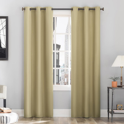Cyrus Thermal 100% Blackout Grommet Curtain Single Panel-image