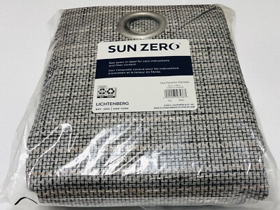 Lichtenberg Sun Zero Kline Blackout Grommets Curtain Panel 52