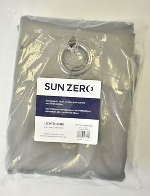 Sun Zero Lichtenberg Curtain Oslo Grommet Theater Grade Blackout Panel 108