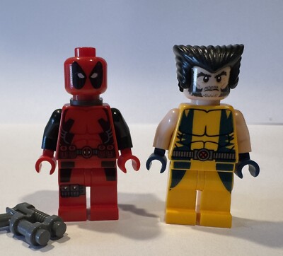 LEGO 6866 Deadpool Wolverine Minifigures AUTHENTIC! READ DESCRIPTION-image