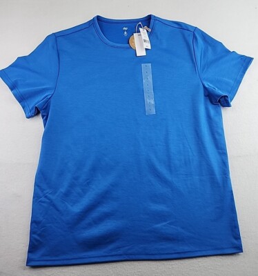 Dip Recycled Polyester Mens Large Blue T-shirt-image