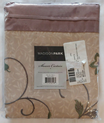 Madison Park Shower Curtain Purple 72