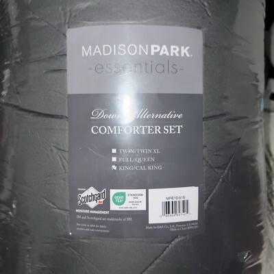 Madison Park Essentials Larkspur Reversible 3-Pc. Comforter Set, King-image