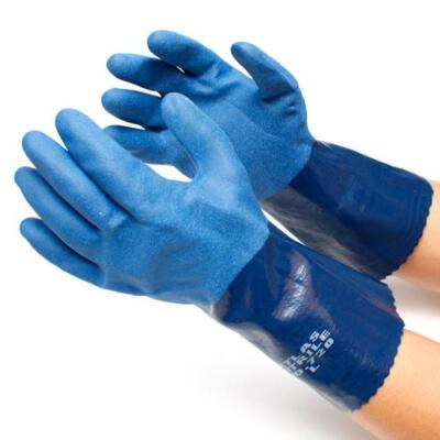 Showa Atlas 720: Double-Dipped Nitrile Gloves for Comfort & Chemical Protection-image
