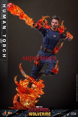 Presale Hot Toys MMS789 1/6 Deadpool & Wolverine Human Torch Action Figure Model-image