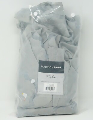 Madison Park Eden 50 x 95 Fretwork Burnout Sheer Grommet Window Panel - SET OF 2-image