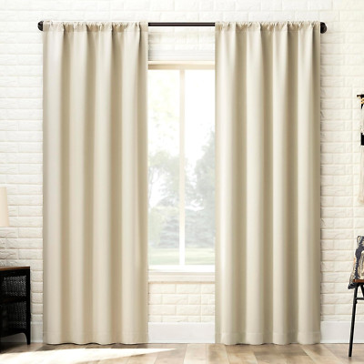 Bergen Theater Grade Extreme 100% Blackout Rod Pocket Curtain Panel, 40