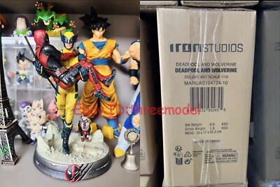 Iron Studio 1/10 Deadpool And Wolverine Statue Figure Model Limited IN STOCK-image