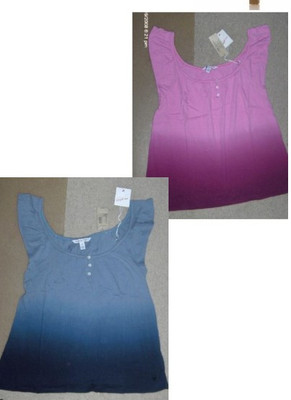  NWT American Eagle DIP DYED SHIRT SO CUTE  2 color choices-image