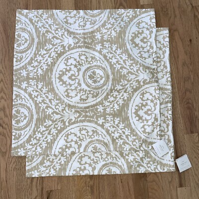 NWT! Set/2  Pottery Barn ~ Frances Medallion ~ Sofa Toss Pillow Covers 24