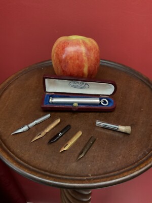 No.101219 Sampson Mordan London C1890 Large Propelling 1 draw pencil / dip Pen-image