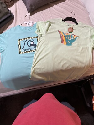 This List Is For Two T-Shirts Brand New Size Large Quicksilver, & Dip “waycool”-image
