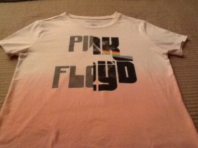 Pink Floyd Hombre Dip Dyed Graphic Band Tee Shirt Large-image
