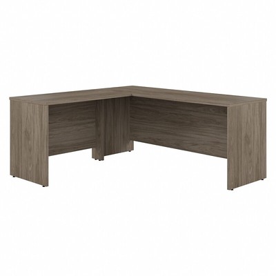 Studio C 72W L Shaped Desk with 42W Return in Modern Hickory - Engineered Wood-image