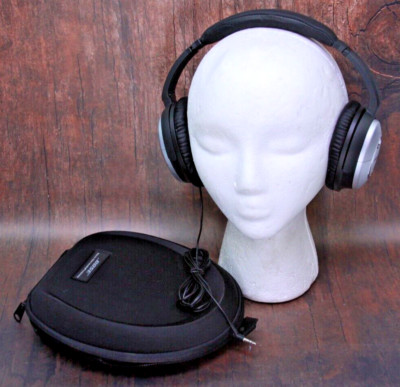 Bose QuietComfort 15 Qc15 Noise Cancelling Wired Headphones W Case TESTED!-image
