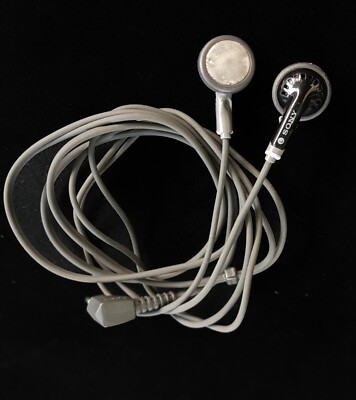 Vtg Sony Earphones  MDR-E414 Turbo Fontopia Dynamic Phenomenal Sound W/Wear-image