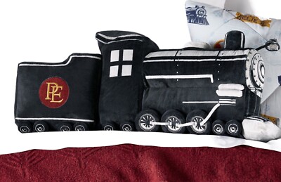 Pottery Barn Polar Express Train Pillow BRAND NEW IN ORIGINAL PACKAGING-image