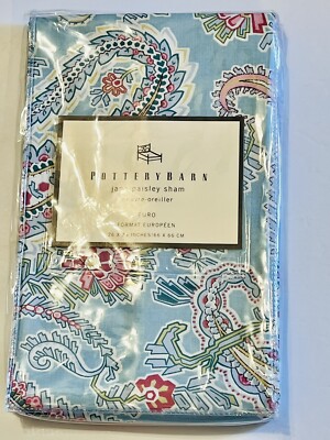 POTTERY BARN JANE PAISLEY  Euro SHAM  26
