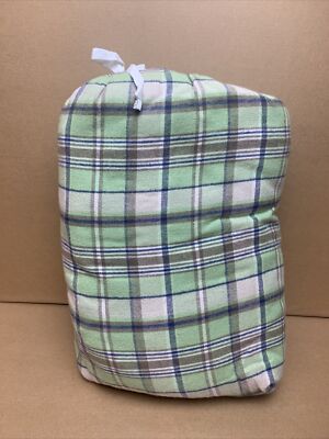 Pottery Barn Kids - Cooper Plaid Flannel Duvet Cover - TWIN - Free Shipping-image