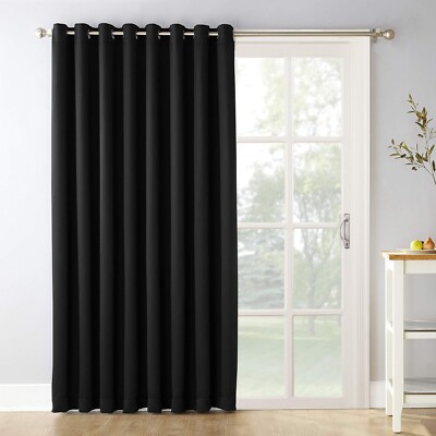 Set of 2 Sun Zero Hanson Blackout Curtain Grommet Panel 50