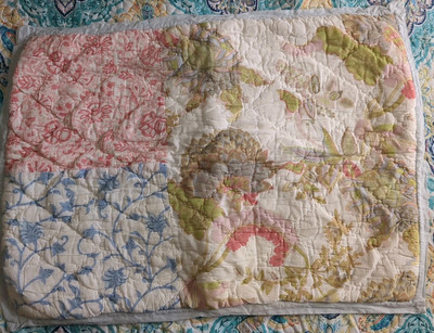 Pottery Barn Bethany Polampore Quilted Patchwork Standard Pillow Sham-image