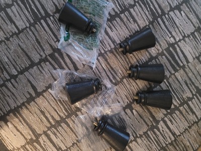 Pottery Barn Tapered Finial-Cast Iron 1.25 (3 pairs available)-image